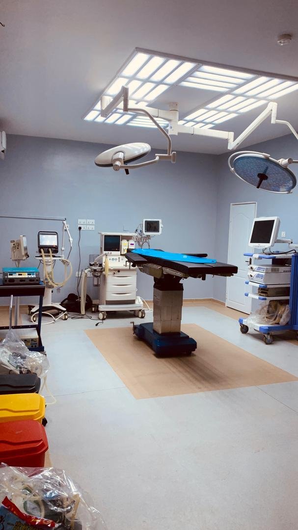 Operating room at Laser Piles Treatment clinic